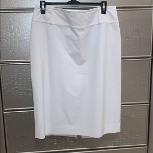 WHBM White Midi Skirt